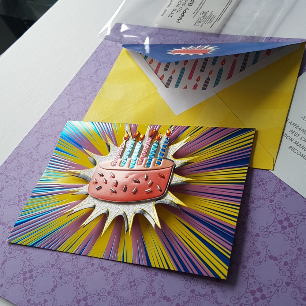 C R Gibson Luxury Card Happy Birthday